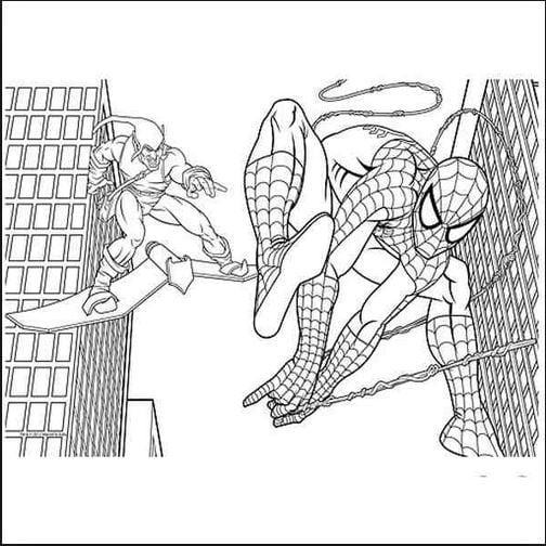 Tranh tô màu siêu nhân cuồng phong, superman, người nhện | Trang tô màu cho  người lớn, Người nhện, Ultimate spider man