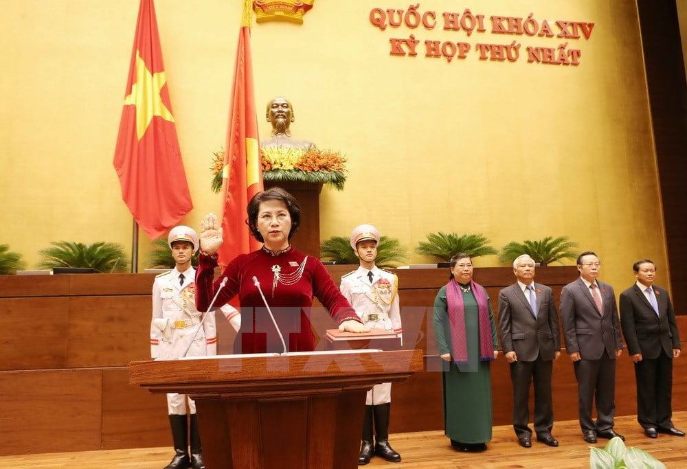 Bà Nguyễn Thị Kim Ngân (Ủy viên Bộ chính trị, Chủ tịch Quốc hội nước CHXHCN Việt Nam)