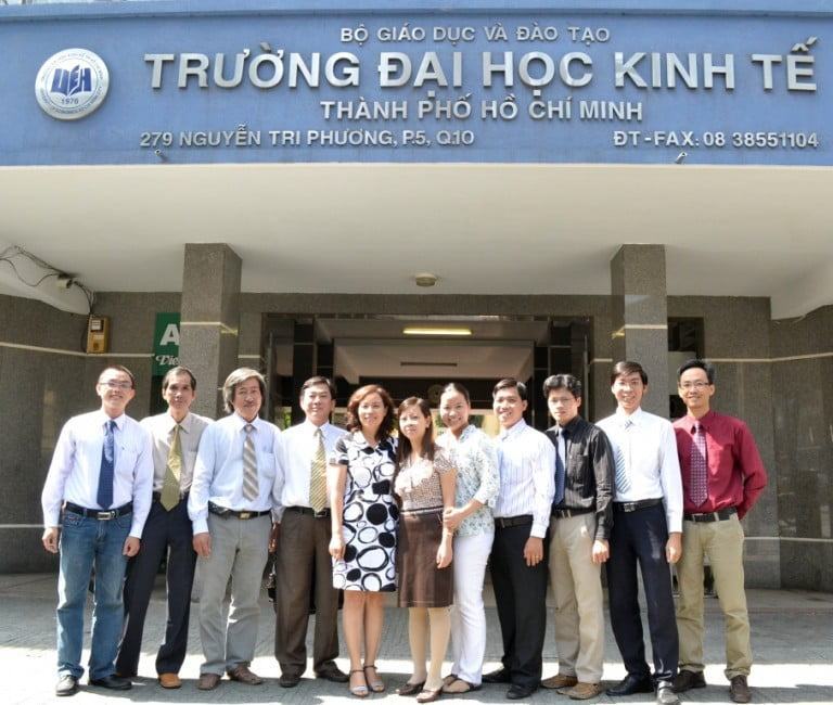 Đội ngũ giảng viên trường Đại học Kinh tế TP. HCM