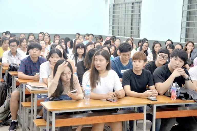 Khoa Hàn quốc học - một trong những khoa nhiều sinh viên ngoại quốc của trường